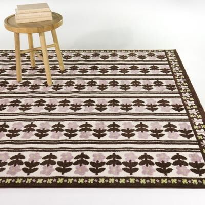 Balta Rugs Bianchi Striped Floral Area Rug