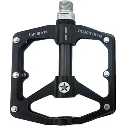 Brave Pedal Freeride Carbon schwarz