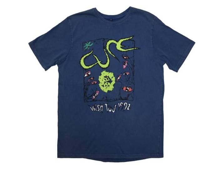 The Cure Wish Tour 92 Limited Edition 999 Only Premium Wash T Shirt S