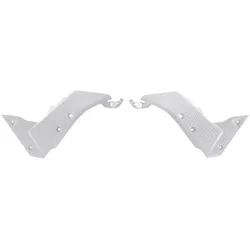 Racetech, Motorrad Zubehör, (RTECH) MITTLERE SEITEN (LINKS/RECHTS) YAMAHA T7 TENERE 700 '19-'24 WEISS
