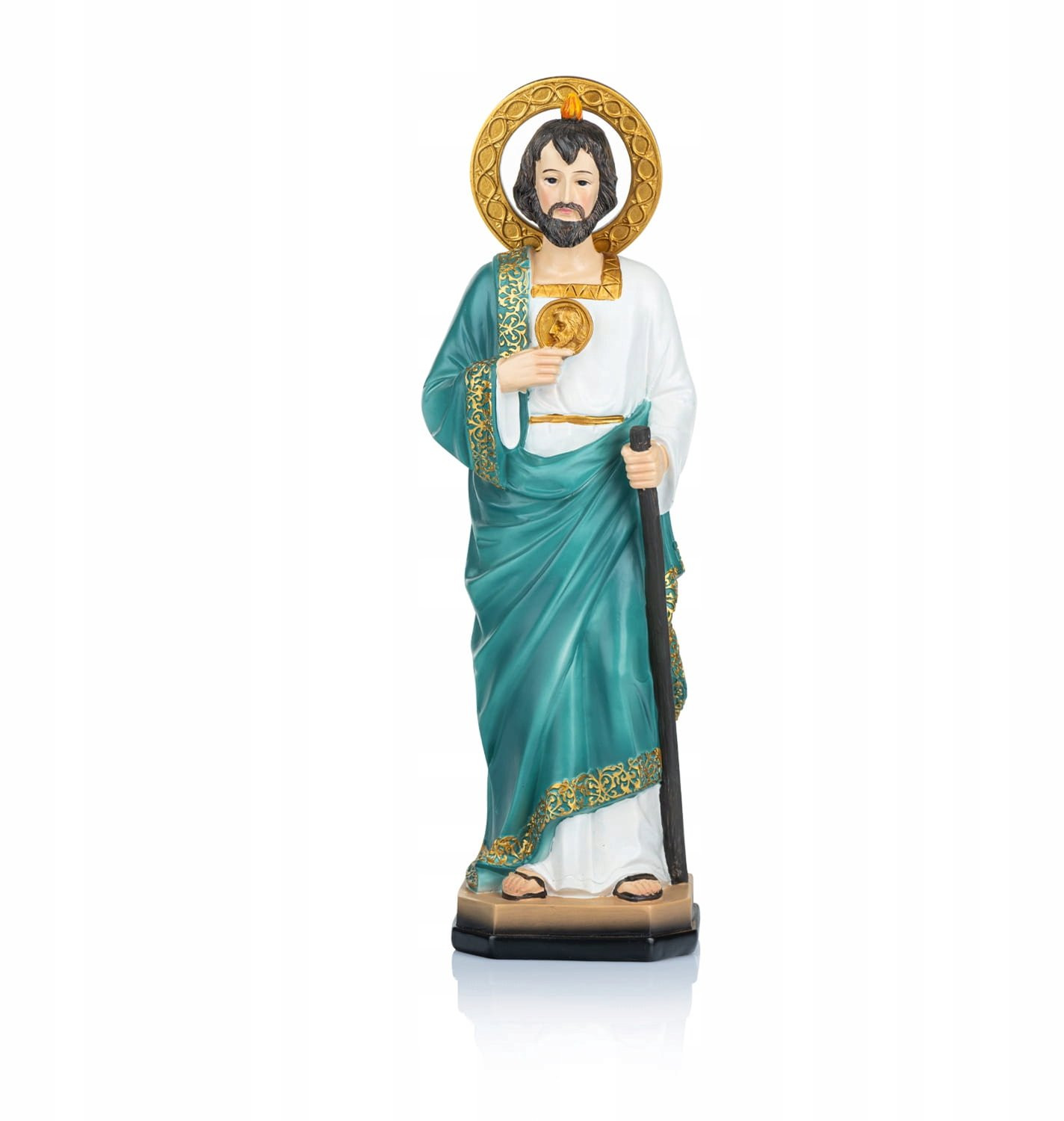 Sint Judas Thaddeus Beeld van Hars, 30 cm