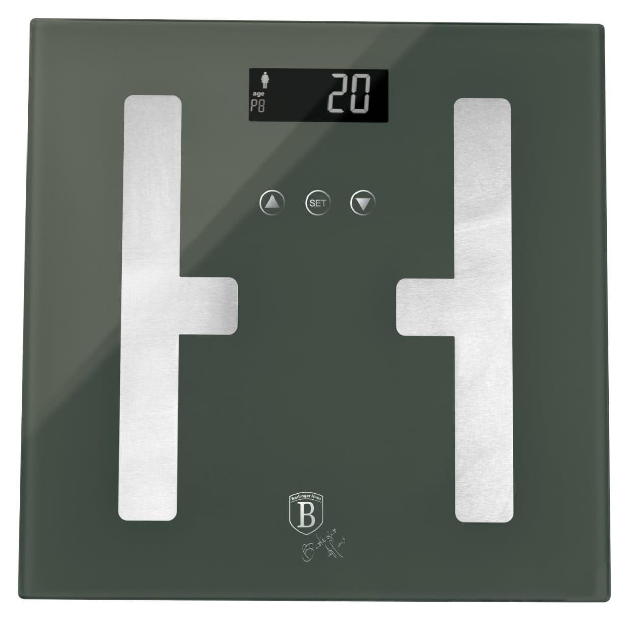 Digitale persoonlijke weegschaal Berlinger Haus BH9759, matgroen
