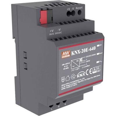 MEAN WELL KNX-20E-640 Hutschienen-Netzteil (DIN-Rail) 30 V/DC 640 mA 19.2 W Anzahl Ausgänge:1 x Inhalt 1 St.