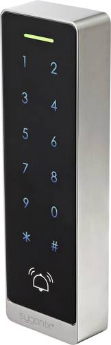 Sygonix SY-7372600 Code-Tastatur mit RFID Aufputz 12 V/DC, 18 V/DC IP66 mit beleuchteter Tastatur, mit Touchscreen