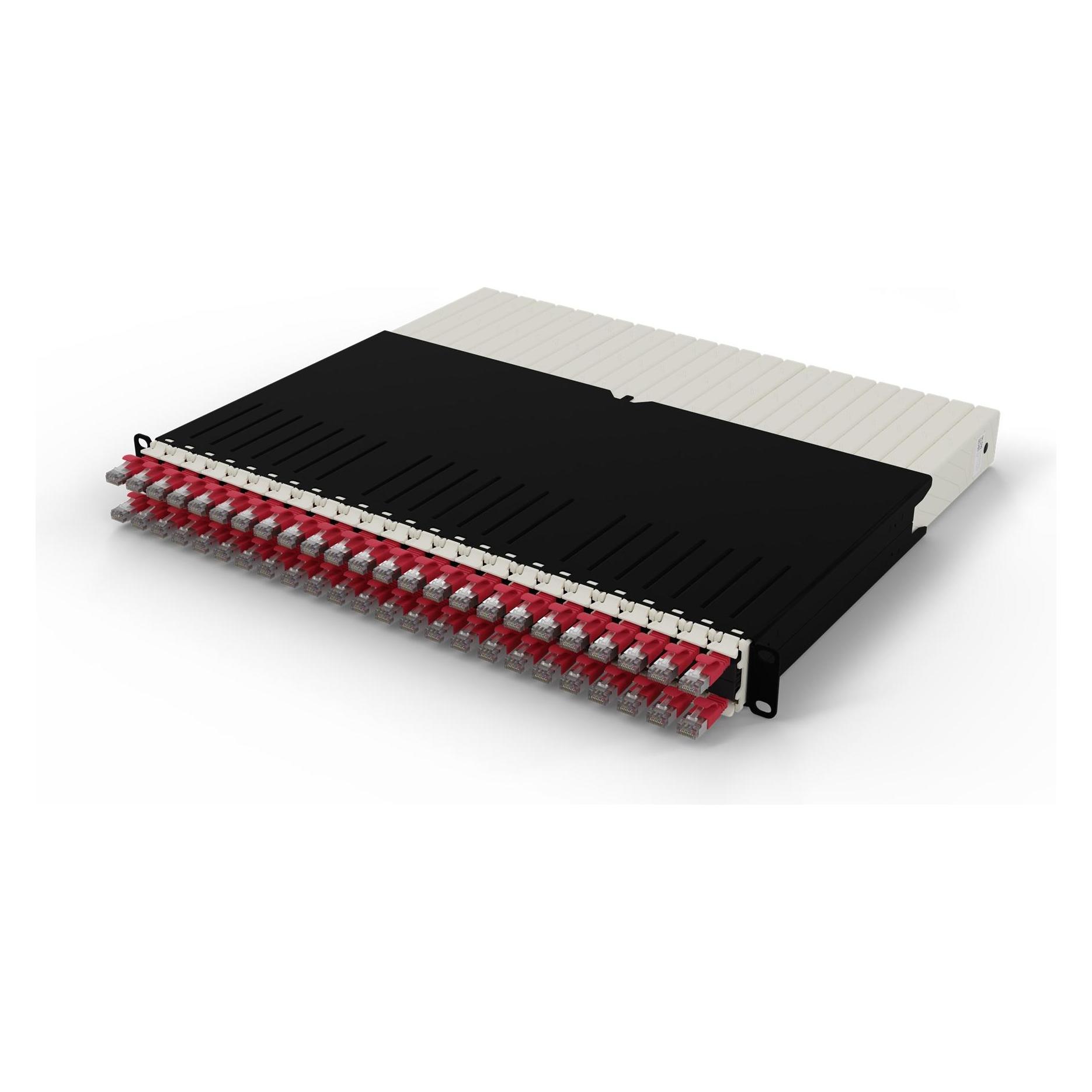 Patchbox one / 8RU / Cat 6A, STP, 0.8 m, Grün (STP, U/FTP, CAT6a, 0.80 m) (PONEX8STPGR)
