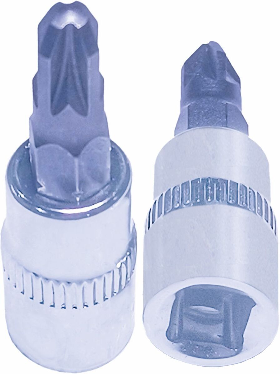 Steckschlüsseleinsatz mit Bohrung 1/4" Pozidriv PZ PROFITOOL 0X41300