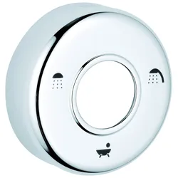 Grohe Rosette 45435 für Chiara/Sentosa 5-Wegeumstellung 100mm chrom, 45435000 45435000