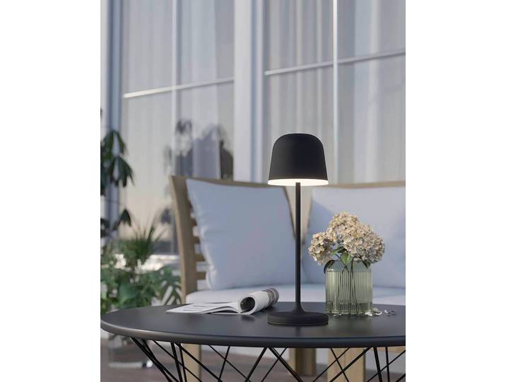Lampe LED Mannera 34cm Noir/Noir/Blanc Acier/Aluminium verni Polycarbonate LED Module LED