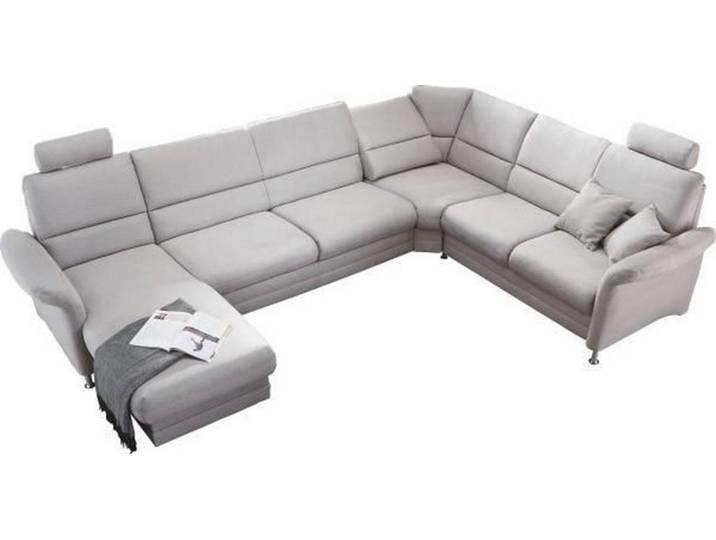 Beldomo System Wohnlandschaft, Grau, Metall, 6-Sitzer, Ottomane rechts, Ottomane links, U-Form, 334x244 cm, Goldenes M, erweiterbar, Typenauswahl, Bettkasten erhältlich, Fußauswahl, Stoffauswahl, Relaxfunktion, seitenverkehrt Schlafen auf Sitzhöhe, Bettfunktion Hocker Rückenfutter, in verschiedenen Holzarten individuell planbar, Wohnzimmer, Sofas & Couches, Wohnlandschaften, Wohnlandschaft U-Form