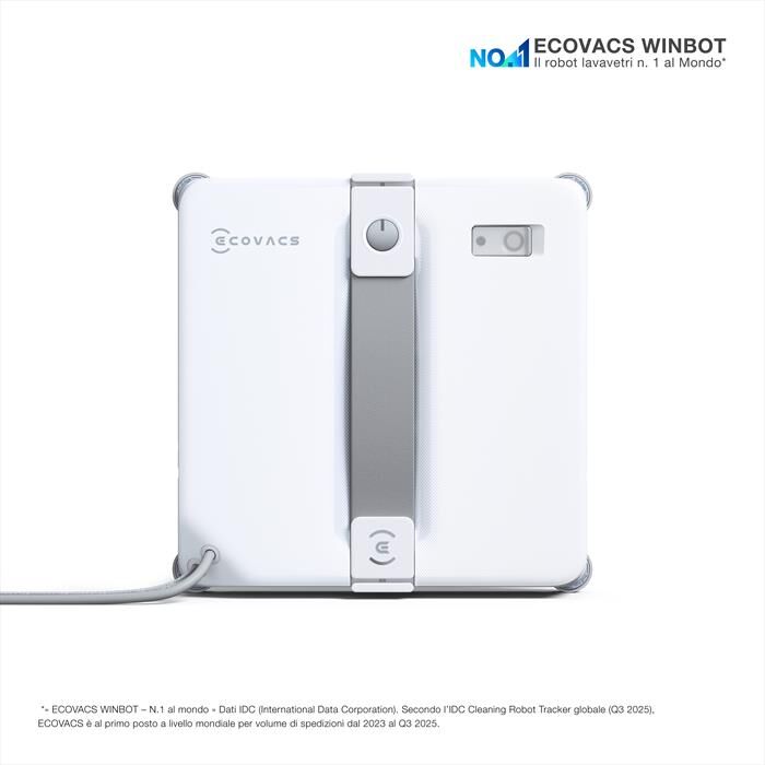 ECOVACS Robot Lavavetri Winbot Mini 2 Eu-bianco, Grigio