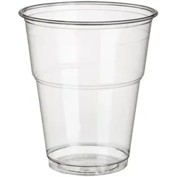 PAPSTAR pure Einweg-Trinkbecher 9.5 cm 0,3 l glasklar