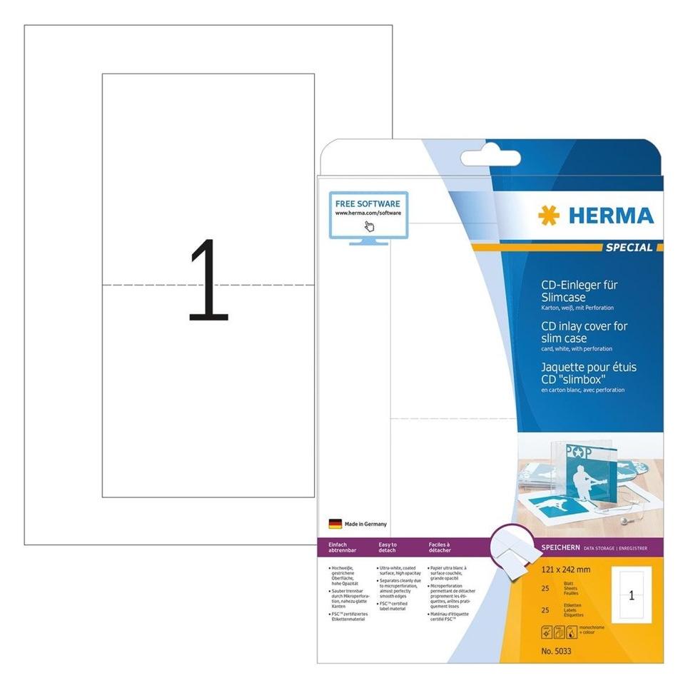 Herma CD Einleger A4 (5033)