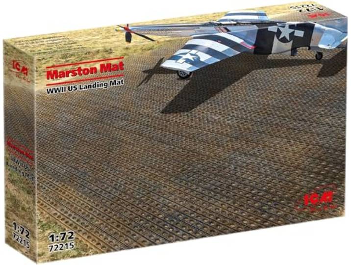 ICM - Model Diorama Marston Mat Wwii Us Landing Mat icm 72215 1:72 Model Promo Char