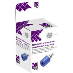 TRU COMPONENTS Laborsteckverbinder-Sortiment Buchse, Einbau vertikal Blau 10 St. T1906C142