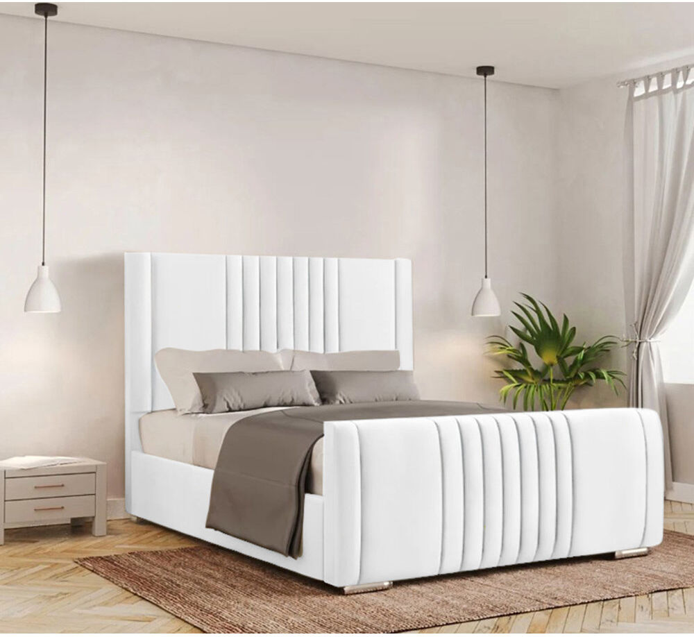 Fairmont Park Ganador Upholstered Bed White Double (4'6)