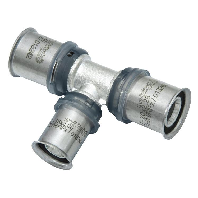 Multitubo Metall-Press-T-Stück G2 (T-Verbindung) (G225052)