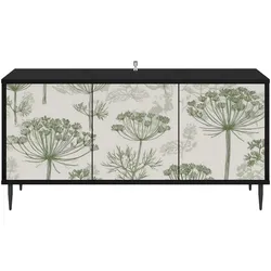 vidaXL, TV Möbel, Padonano (Grüner Baumdruck) (33 x 102 x 51 cm)