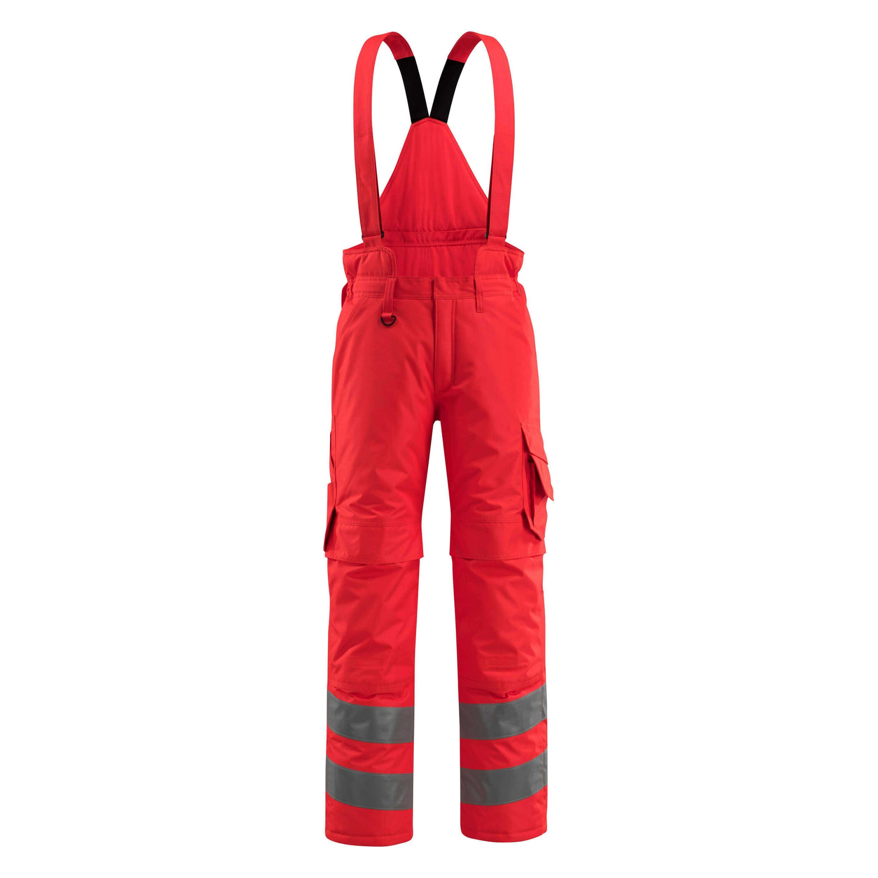 Mascot unisex Warnschutz-Latzhose Ashford rot Grösse L (L) (10002161202693)