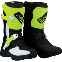 Moose Racing M1.3, Stiefel Kinder - Schwarz/Neon-Gelb - 12 US