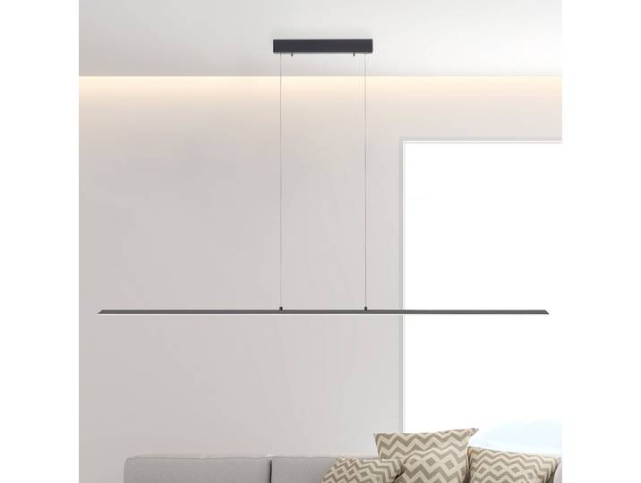 Lite LED-Hängeleuchte, graphite, 160 cm, CCT, dimmbar - PURE PURE Lite - Wohnzimmer - Modern - Aluminium - Einflammig