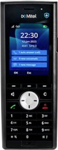 Mitel 722dt DECT Handset Schnurloses Erweiterungshandgerät Schwarz