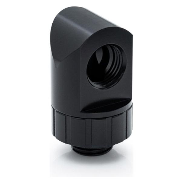 Bitspower Artemis 90 Grad Fitting - drehbar, matt schwarz (BPM-AT90R-MB)