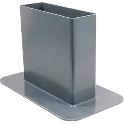 Notüberlauf Rechteckig 300x100x300 mm für Flachdach