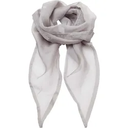 Premier Workwear Damen Chiffonschal 'Colours' Tuch PR740 silver (ca. pantone 428) 98 x 16,5 cm