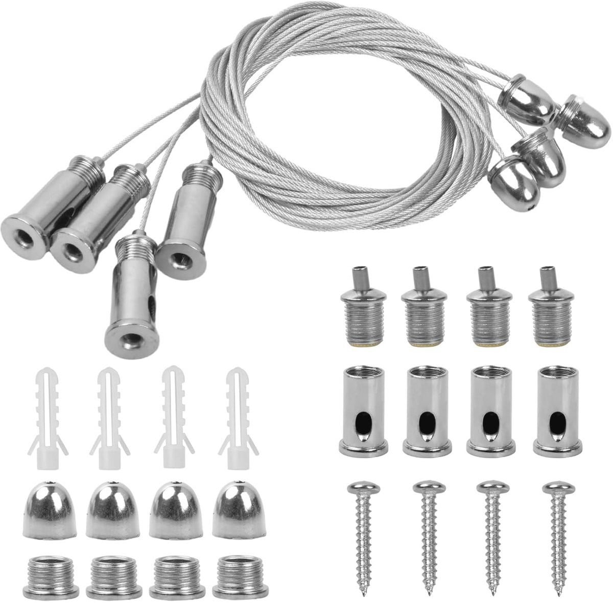 Led-ophangset voor panelen - 4 stuks