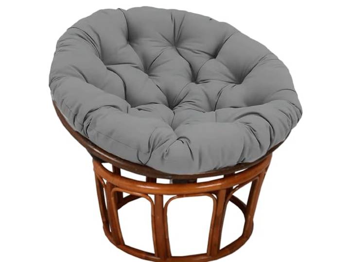 SDNAM Outdoor Wasserdicht Runden Kissen für Hängesessel/Schaukelstuhl - Verdickung Polyester+Baumwolle Sitzkissen, Gartenstuhl Polster & Bodenkissen(X1,170X170X10CM)