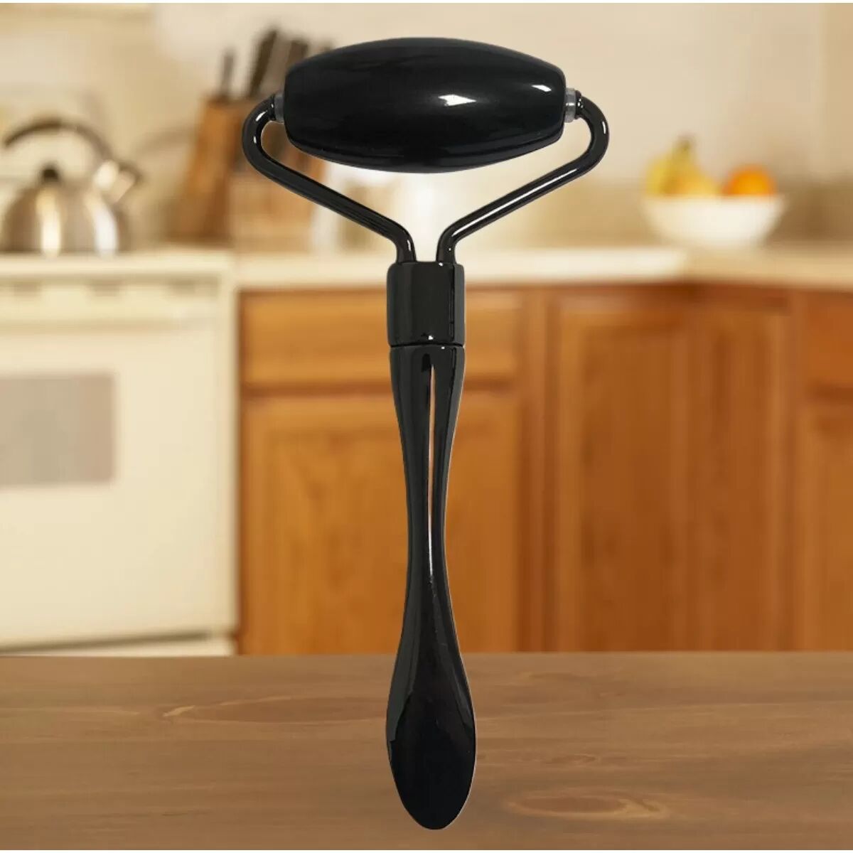 INF Obsidian Roller Augencreme-Applikator: 3D Metall Massage Stick für Gesichtsstraffung & -konturierung