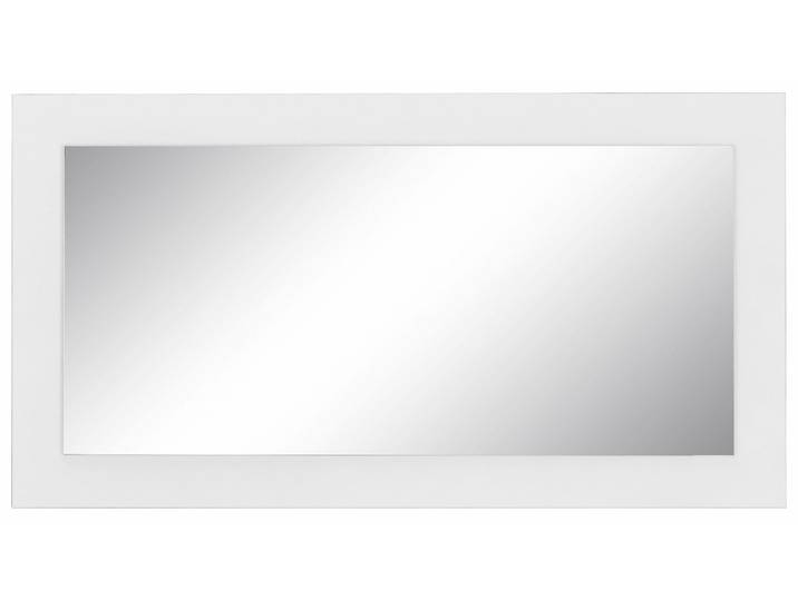 Spiegel BORCHARDT MÖBEL Vaasa , weiss (weiß), B:75cm H:40cm T:2cm, Glas, Spiegel, Spiegel, mit Rahmen