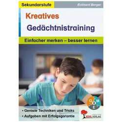 Berger:Kreatives Gedächtnistraining,Sek, Schulbücher von Eckhard Berger