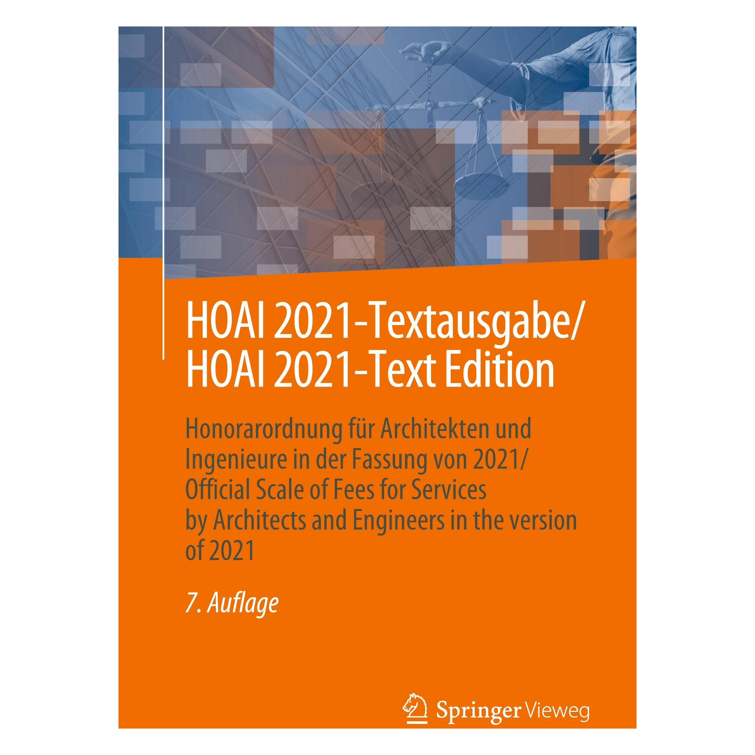 Springer HOAI 2021-Textausgabe/HOAI 2021-Text Ed (Deutsch, Softcover, Springer Fachmedien Wiesbaden) (46502096)