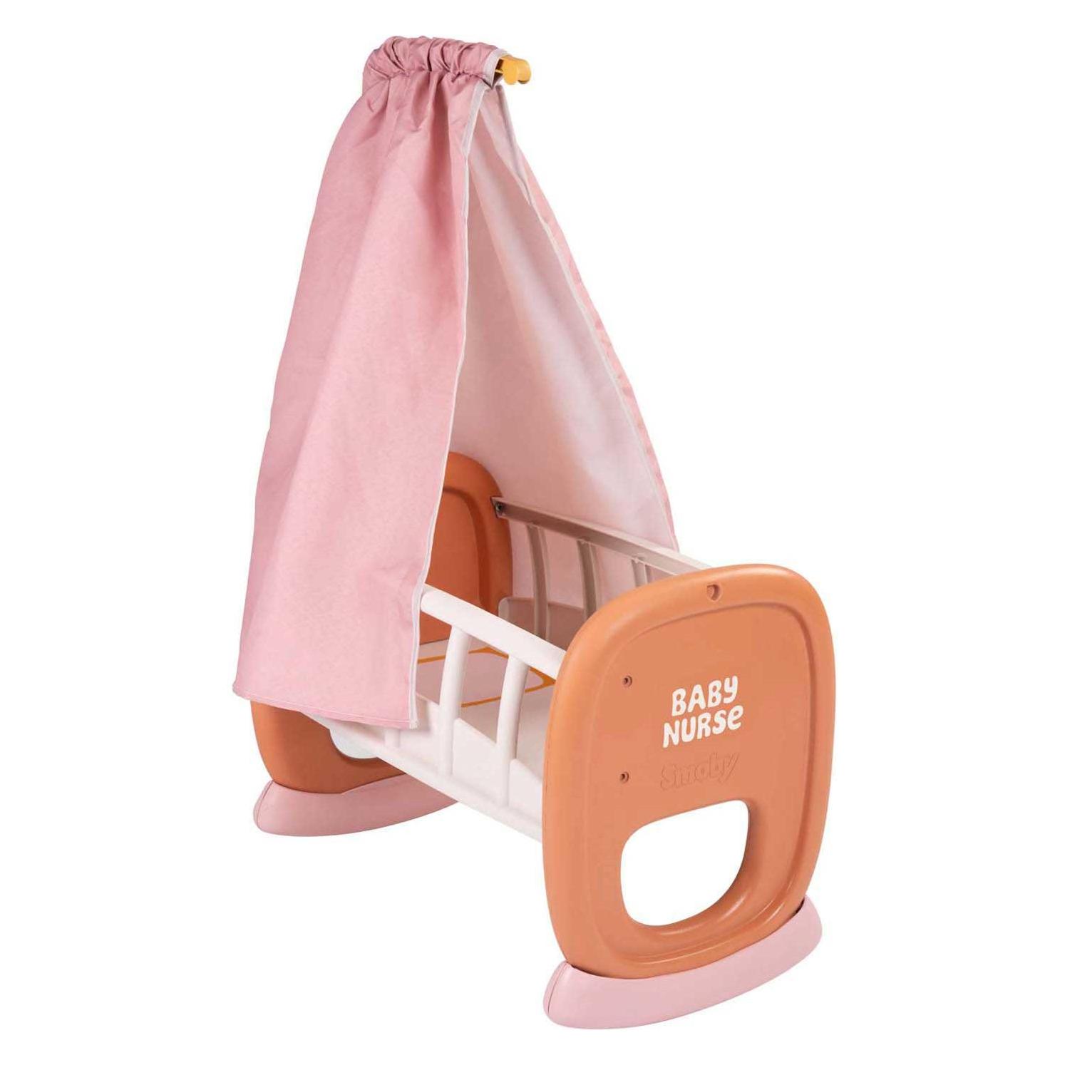 Smoby Baby Nurse Puppenwiege mit Himmel (7600220391)