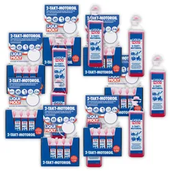 7x Motoröl LIQUI MOLY 1029 2-Takt-Motoroil Motorrad Moped Rasenmäher Generator 0,1L