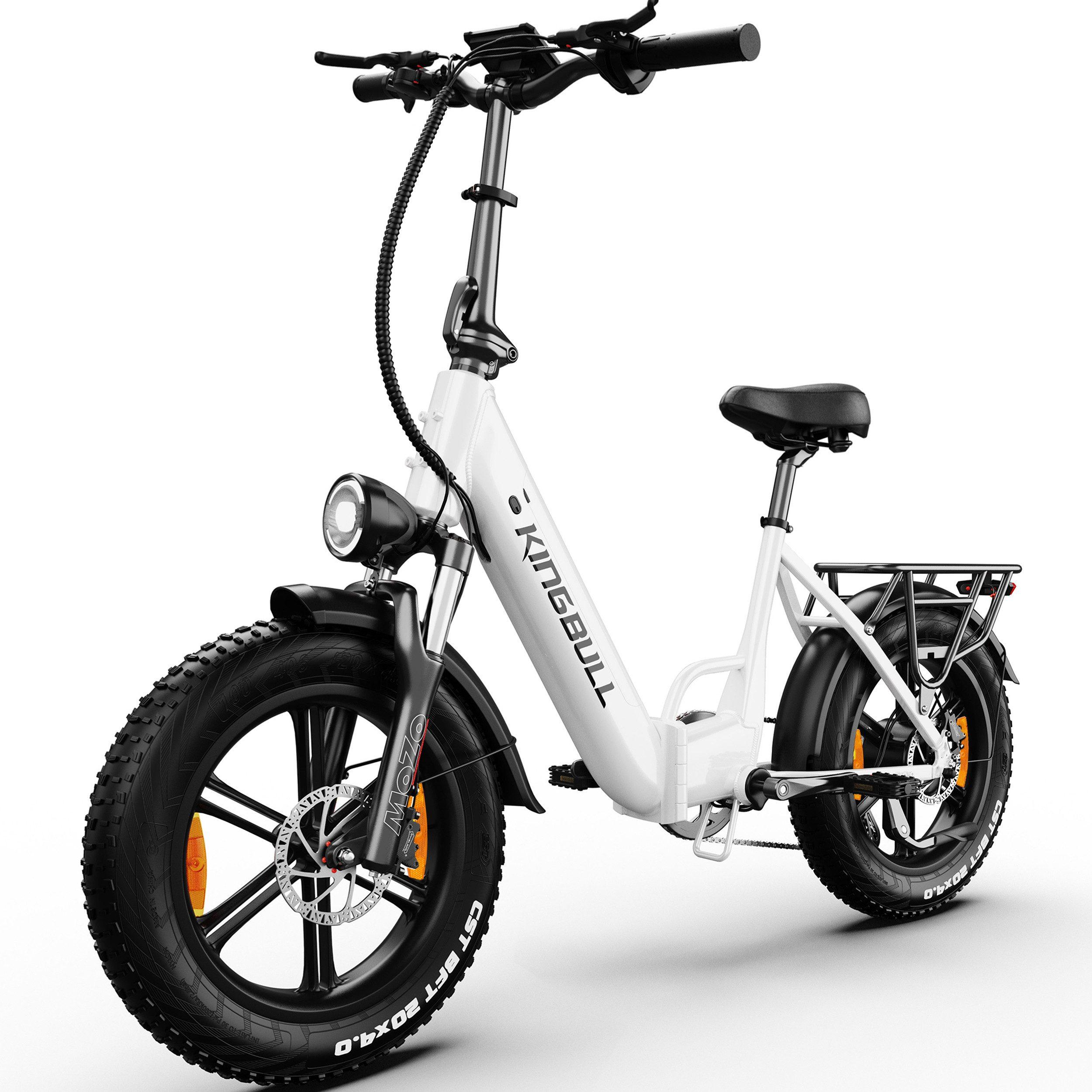 Klappbares 20 Zoll Fatbike E-Bike mit abnehmbarem Akku und bis zu 100 km Reichweite, 250W Motor, Shimano 7-Gang-Schaltung, 20×4.0" Fatbike-Reifen