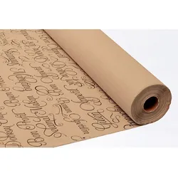 Dekorierte Papiertischdeckenrolle 1,20 x 100 m. - Farbe - Eco Nature Guten Appetit