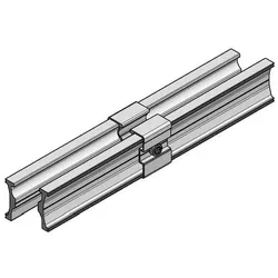 SL Rack Modultragprofil-Verbinder Innenverbinder m. Träger RAIL 40