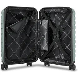 Smartbox Edition 01 4 Rollen Kabinentrolley 55 cm Laptopfach, Koffer, Grün