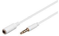 Cavo Jack 3.5 Goobay 62362 Icoc Mf020W Bianco