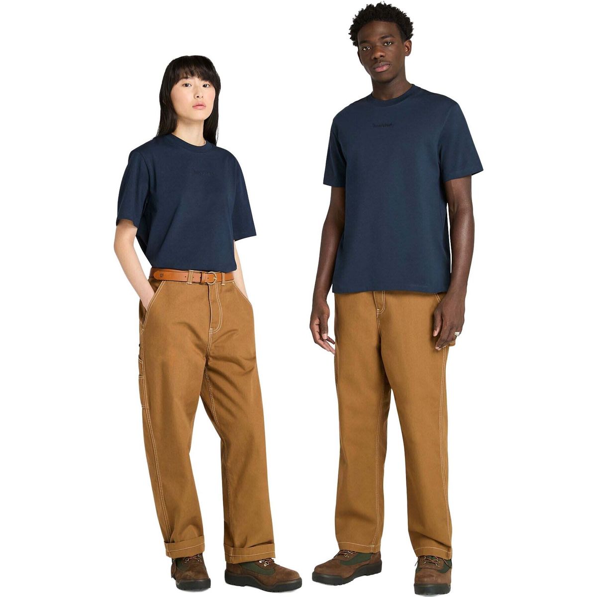 Timberland Washed Duck Canvas Carpenter Pant dark wheat boot 33W 32L TB0A2PE2EH21-33W-32L