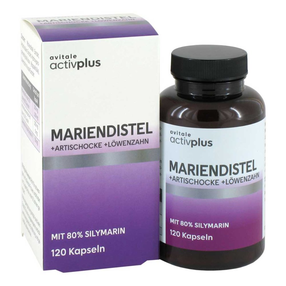 Avitale GmbH Activplus Mariendistel+Artischocke+Löwenzahn Kapseln 20119571