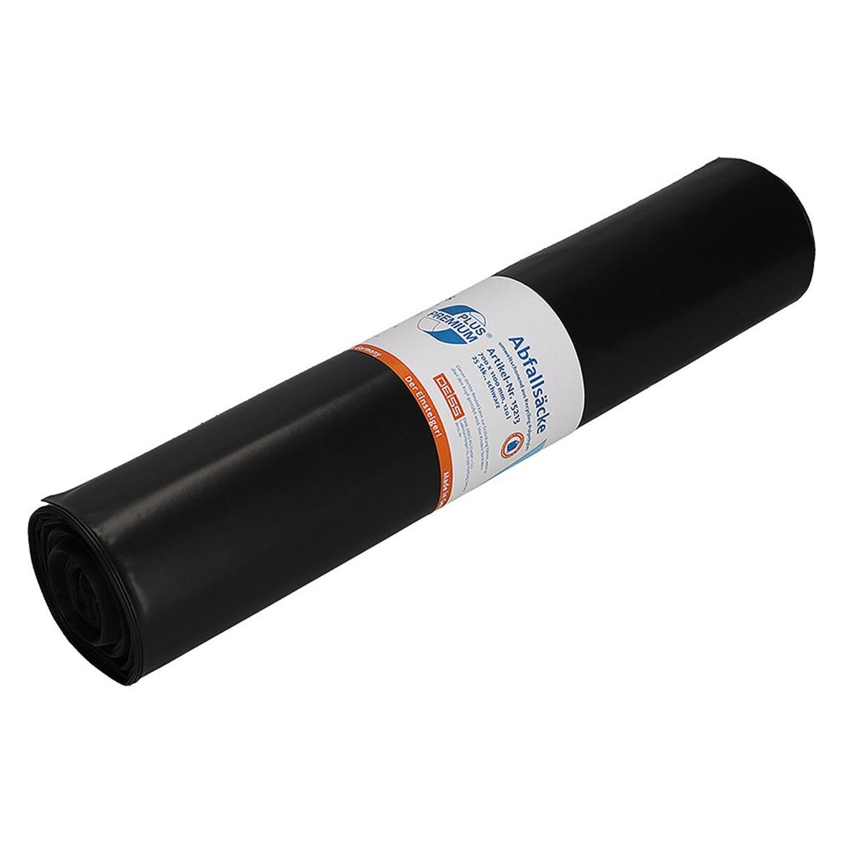 Deiss Abfallsack Premium Plus 120l schwarz (25x, 120 l) (15213)