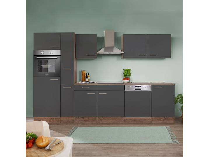 Cuisine Oliver XI 310cm Gris/Gris
