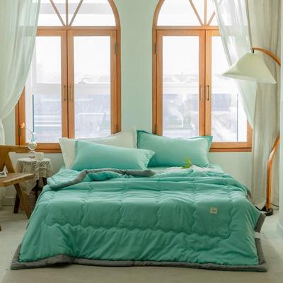 Uplift Essentials Lightweight Japanese Cotton Quilted Summer Quilt Soft, Breathable And Washable 59.1 78.7 In mint