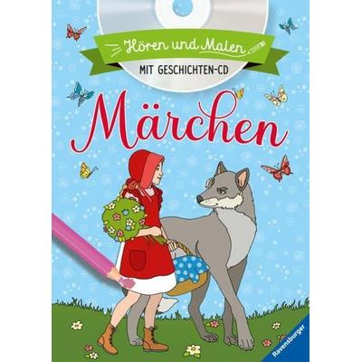Hören und Malen: Märchen mit Geschichten-CD, Taschenbuch von , Ravensburger Verlag GmbH