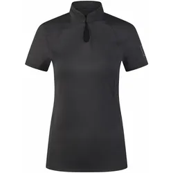 Shirt PI Button FS25 kurzarm, Damen, Selection schwarz 290 42
