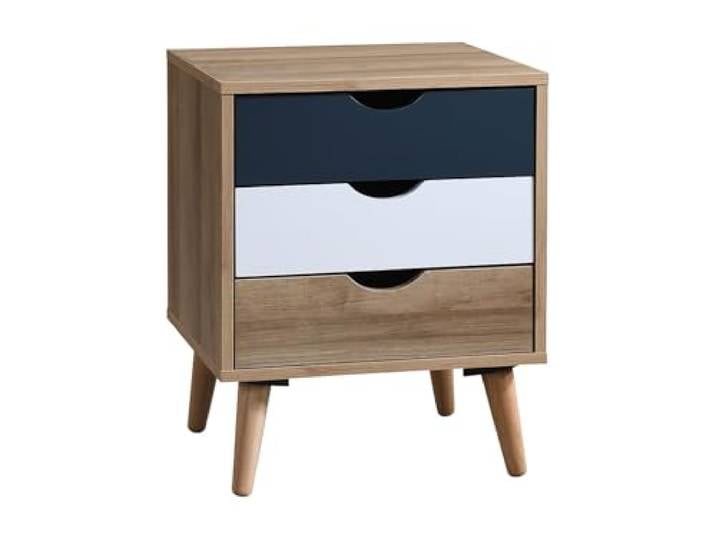 Vente-unique - Nachttisch Lurvia - Holz Mehrfarbig 45 cmx40 cm
