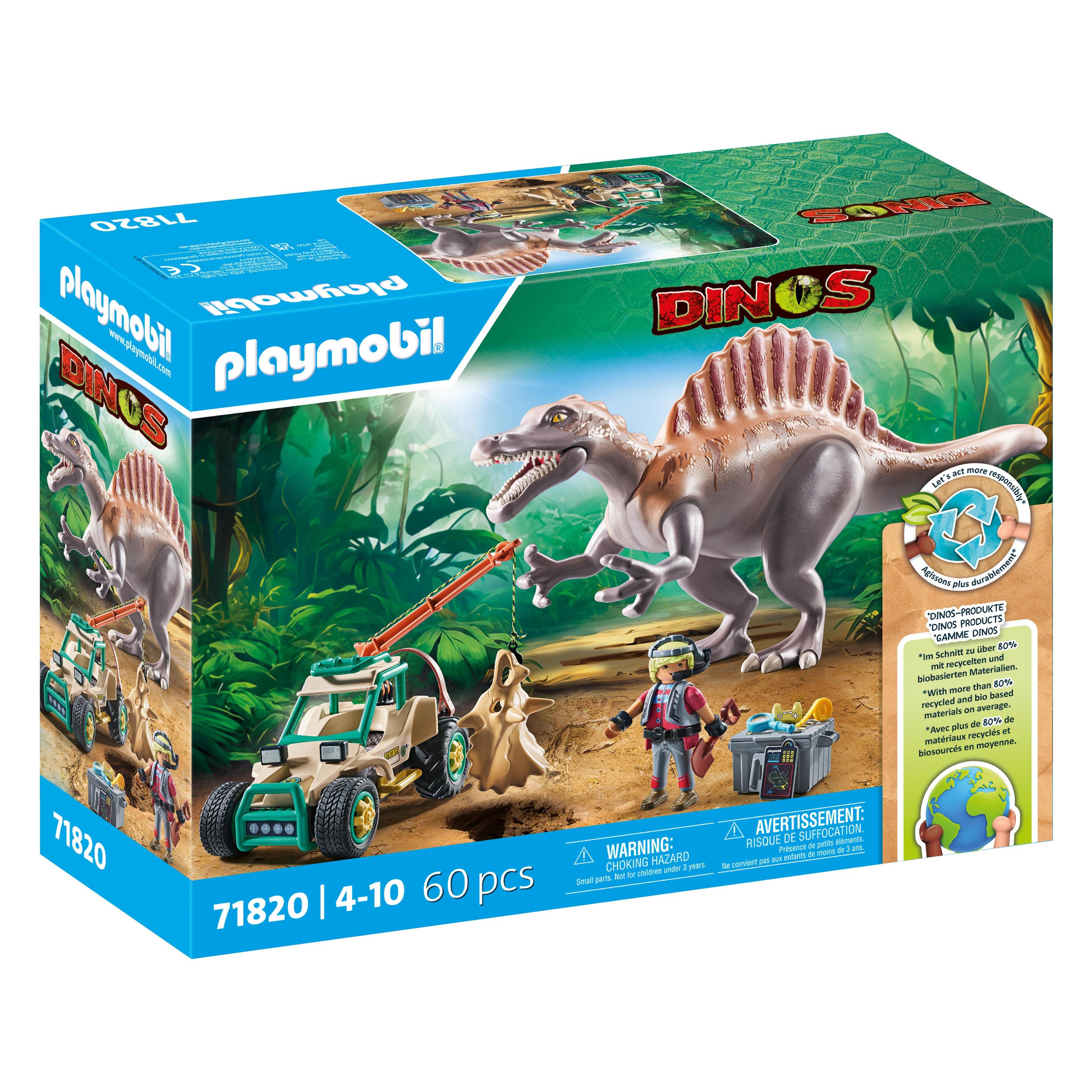 Playmobil Spinosaurus-Angriff auf Dino-Ausgrabung (71820) (71820)